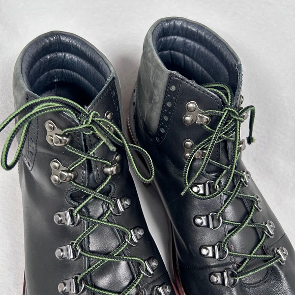 Johnston & Murphy J&M 1850 Boots Karnes Alpine Mens 11 M Black Leather 20-7677 - Picture 4 of 12